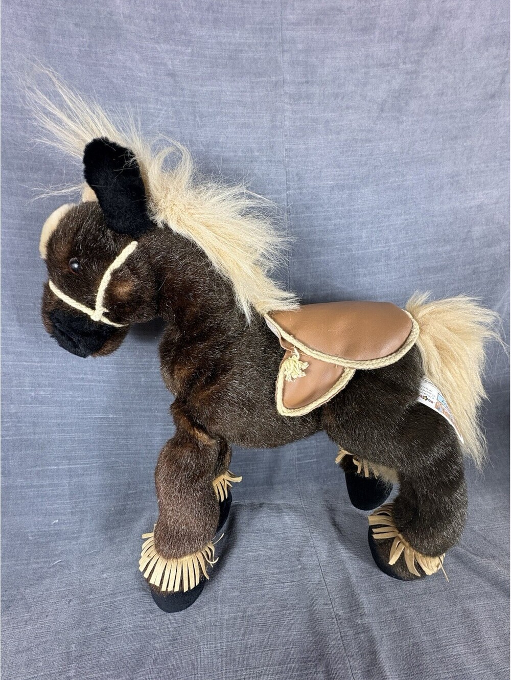 Animal Alley Plush Horse Brown Pony Toys R Us 14” Stuffed Animal